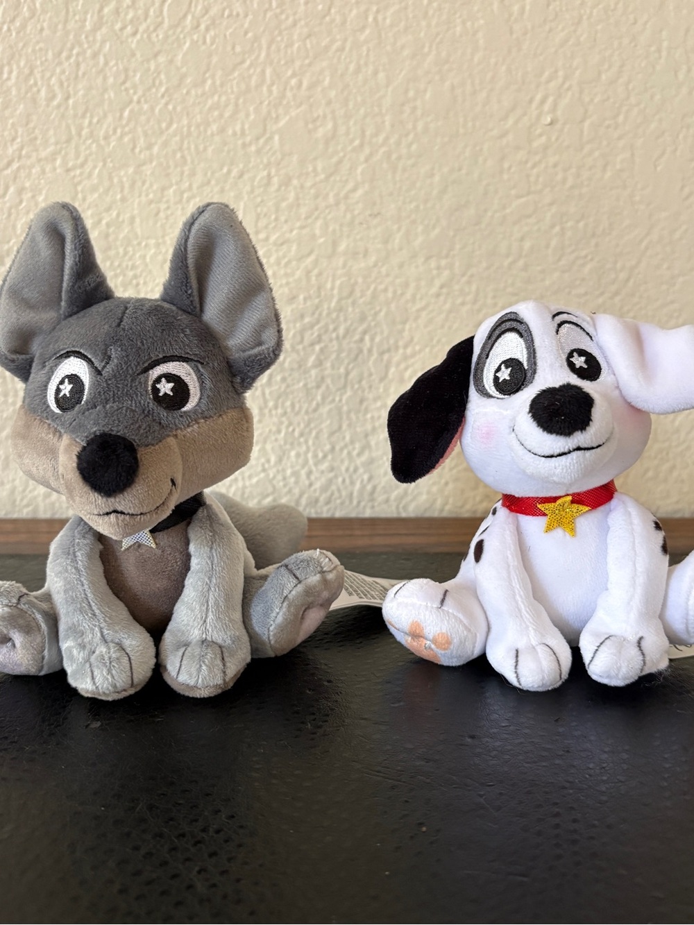 Disney Store 101 Dalmations Wishables Shimmer Series Patch Thunderbolt Lot of 2